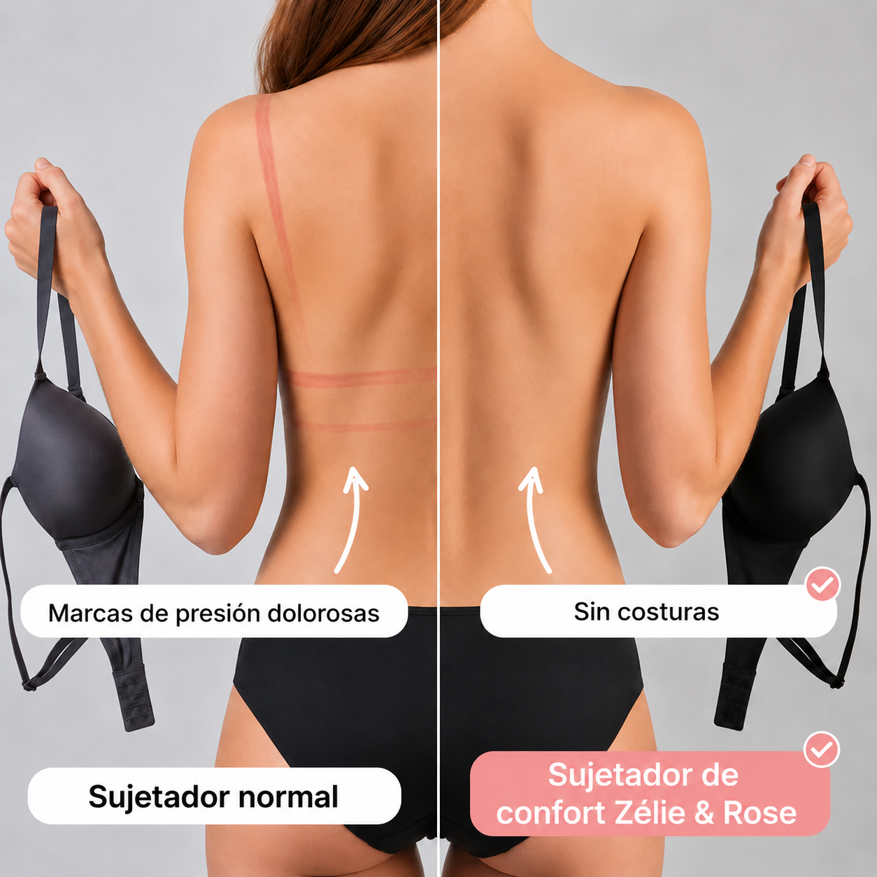 Sujetador confort Zélie & Rose, sin costuras ni aros