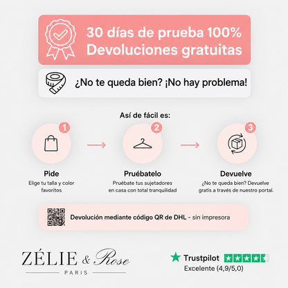Sujetador confort Zélie & Rose, sin costuras ni aros